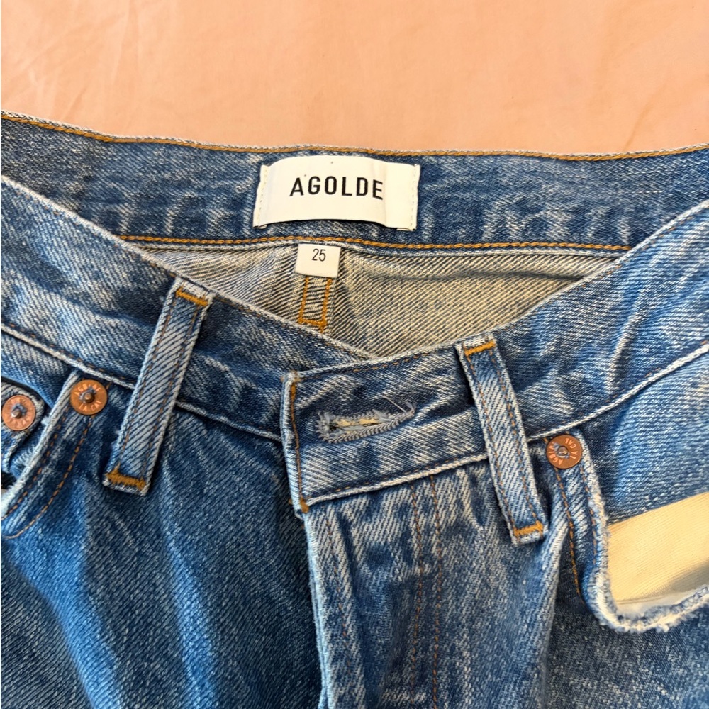 AGOLDE jeans, barely worn.  Size 25